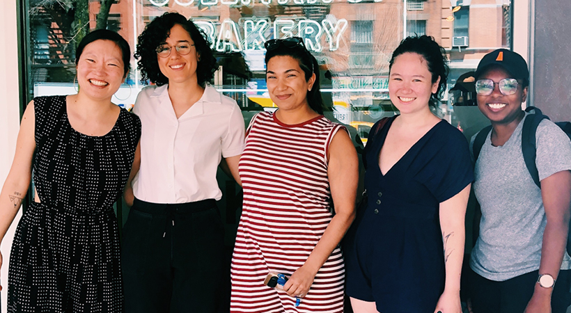 Jenny Koons (director), Steph Cohen (set designer), Elisheba Ittoop (sound designer), Hahnji Jang (costume designer), Stacey Derosier (lighting designer)